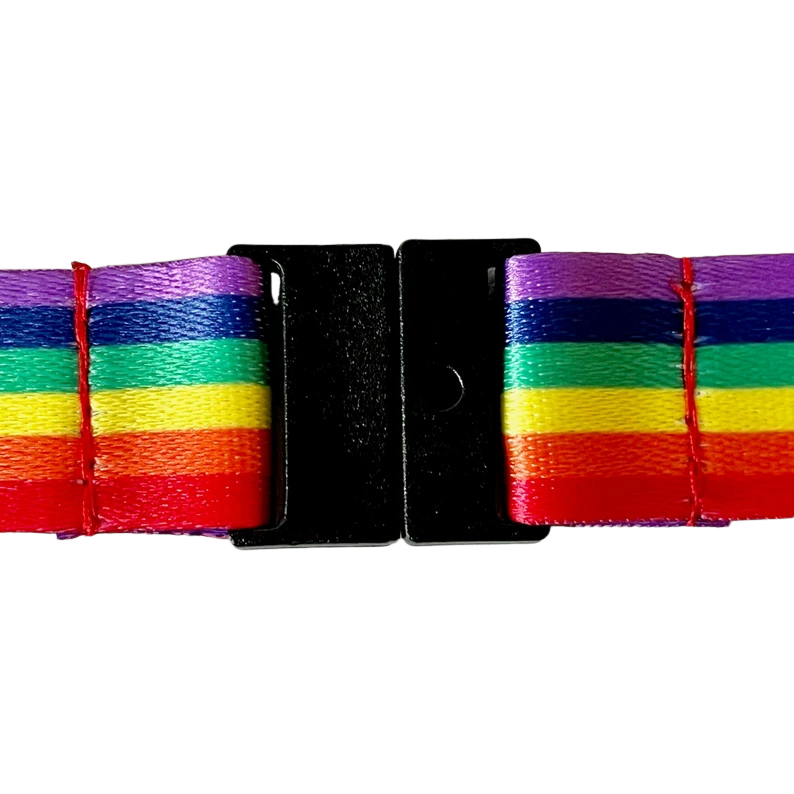 Intersex Inclusive Progress Pride Pronoun Lanyard