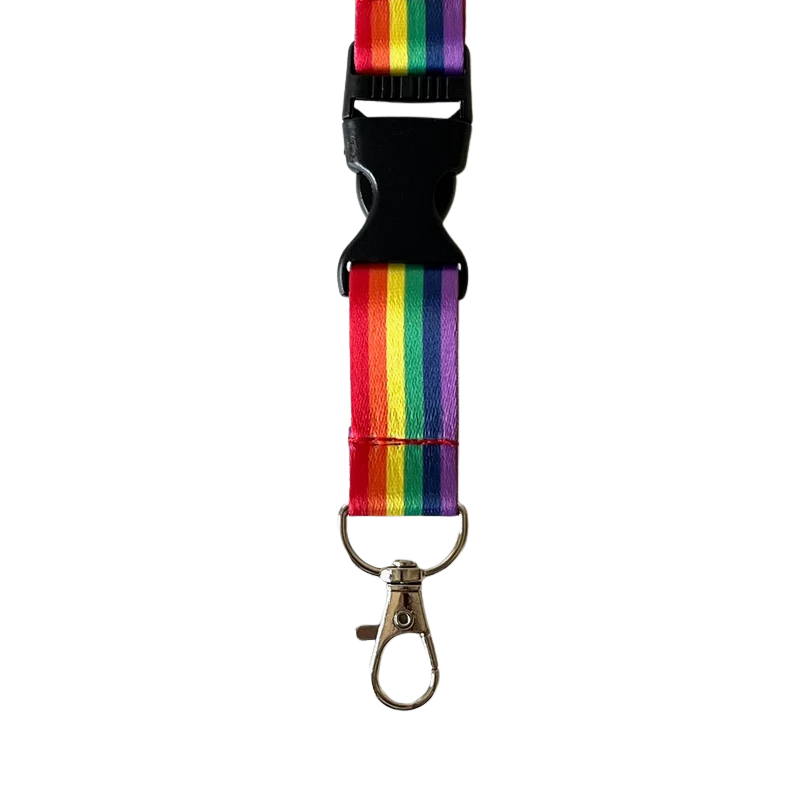 Intersex Inclusive Progress Pride Pronoun Lanyard